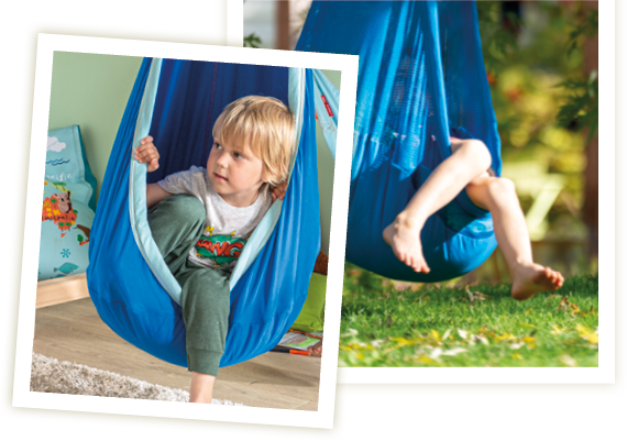 Costzon Juego de tienda de campaña 2 en 1 para niños, silla colgante  desmontable, hamaca nido para niños y niñas, niños al aire libre interior