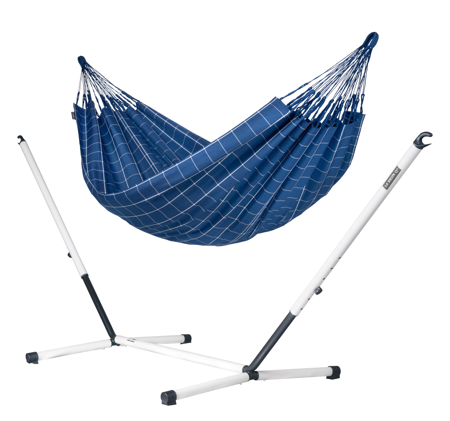 Nautico Cool Grey Outdoor - Weather-Resistant Hammock with Powder Coated Steel Stand