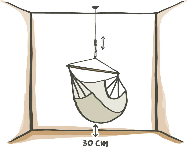 How to hang your hammock chair