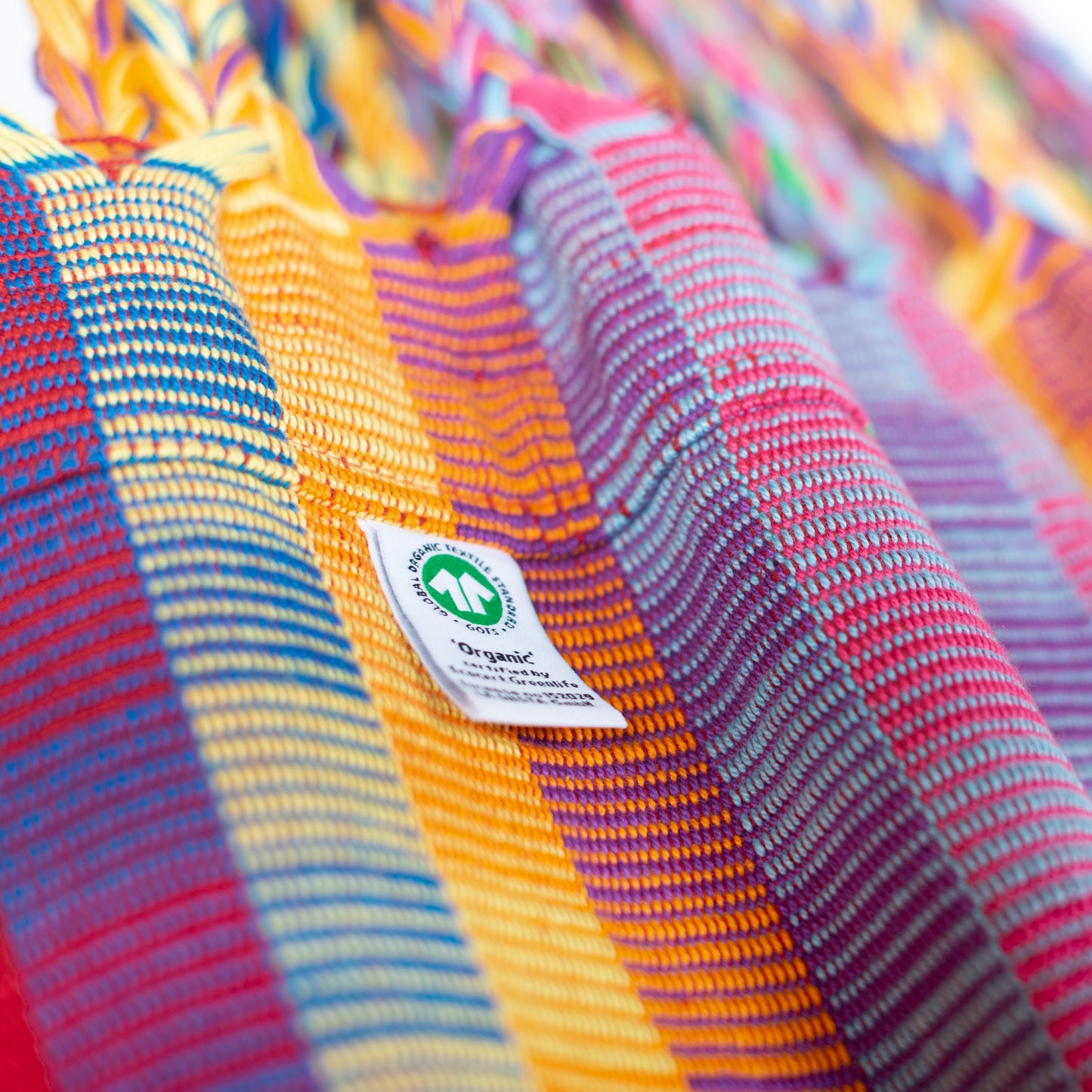 Elipso Colombia Flowers - Organic Cotton Kingsize Hammock with FSC® certified Larch Stand