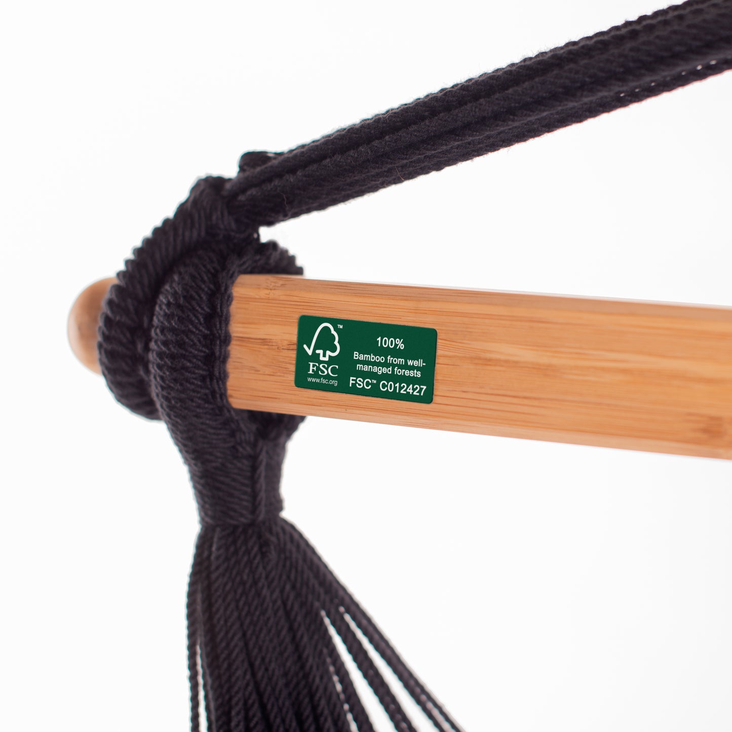 Habana Onyx - Silla colgante kingsize de algodón orgánico