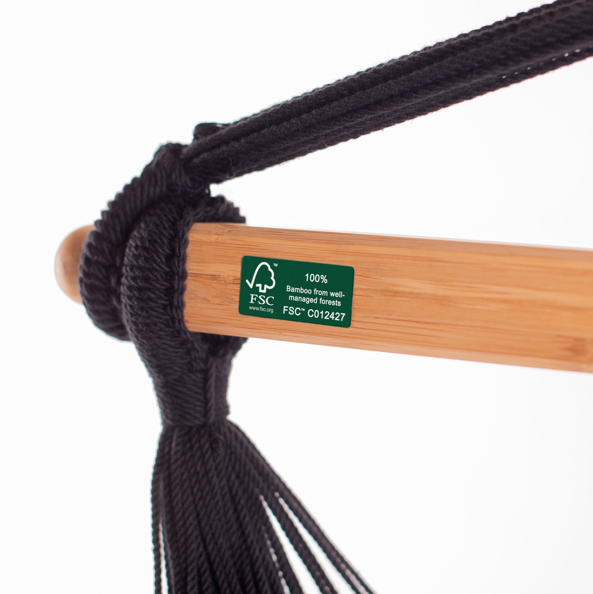 Habana Onyx - Silla colgante kingsize de algodón orgánico