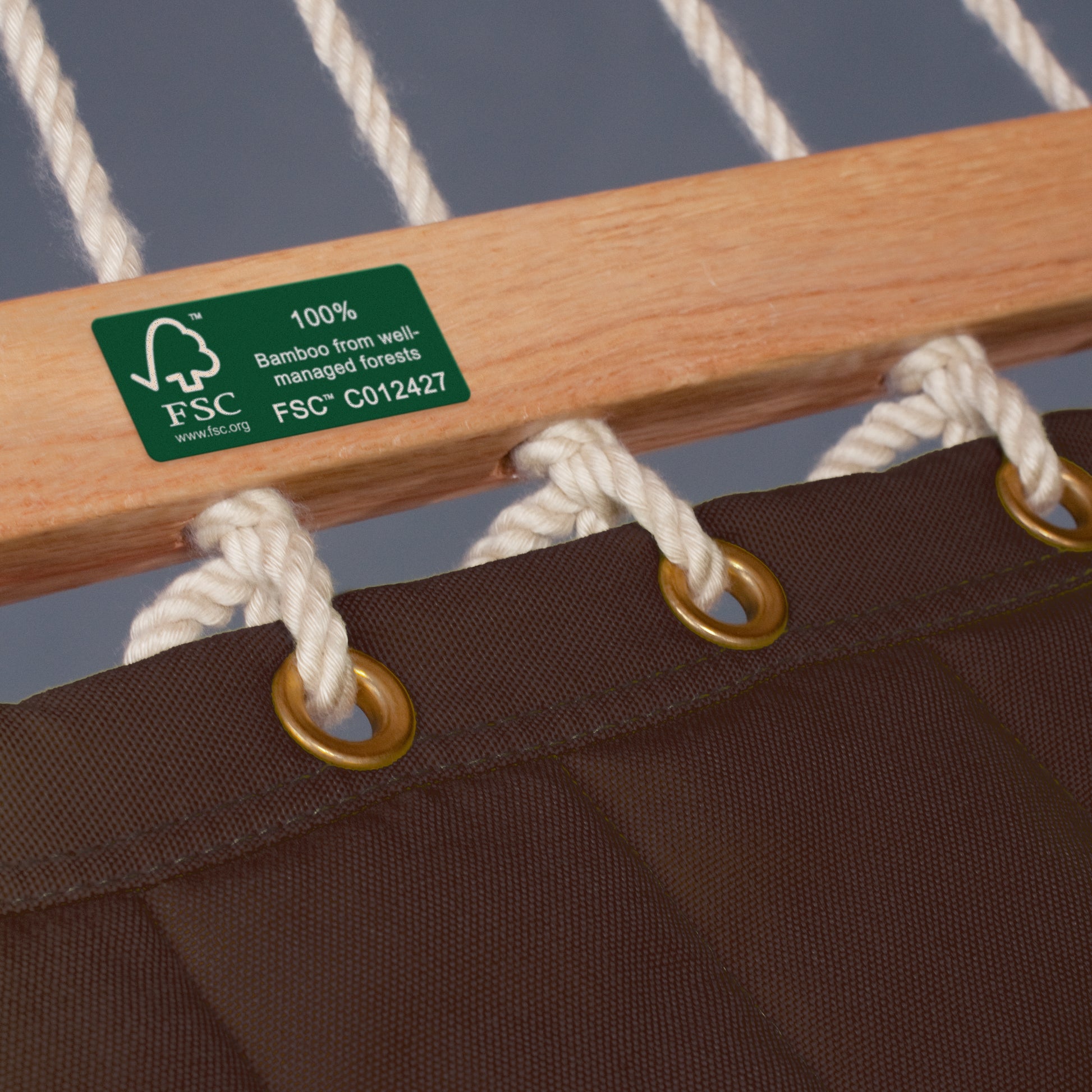 Elipso Outdoor R Padded Arabica - Padded Kingsize Spreader Bar Hammock with FSC® certified Larch Stand