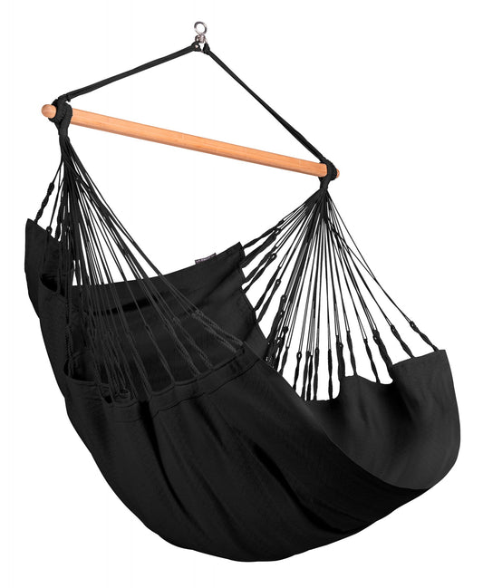 Habana Onyx - Organic Cotton Comfort Hammock Chair