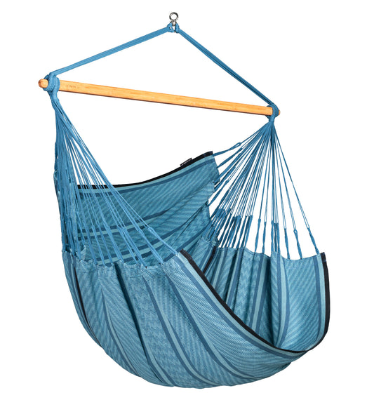 Habana Blue Zebra - Organic Cotton Kingsize Hammock Chair