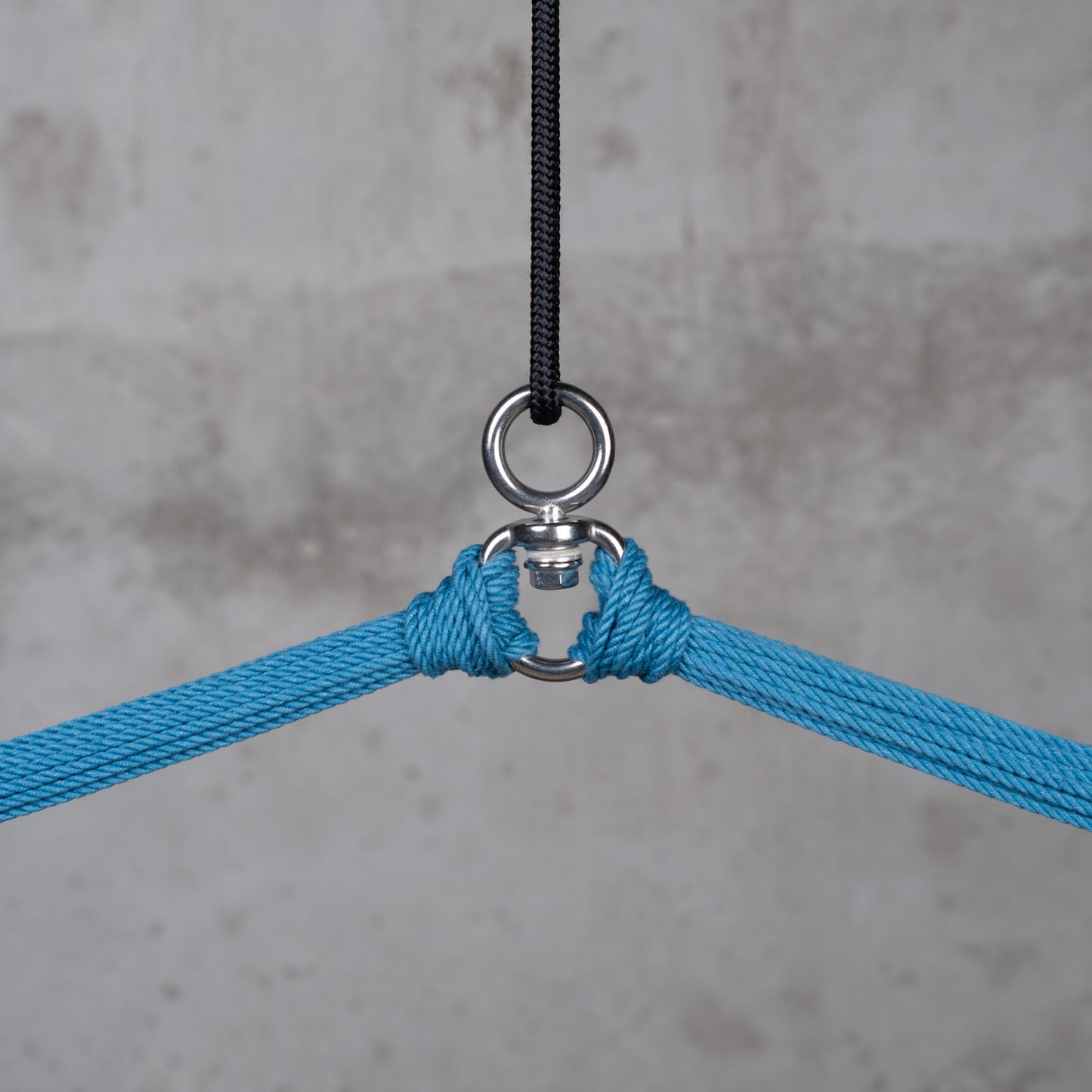 Habana Blue Zebra - Silla colgante kingsize de algodón orgánico