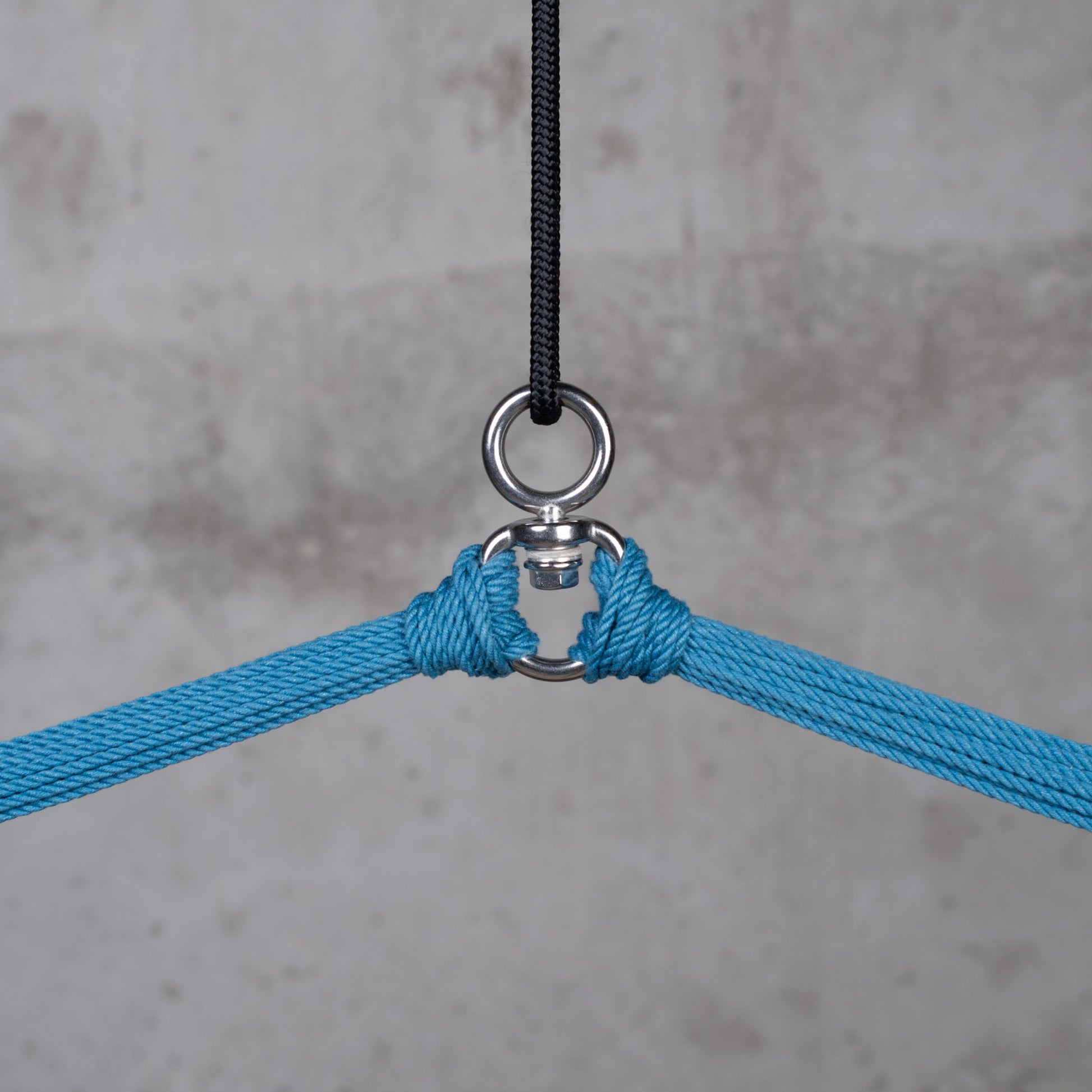 Habana Blue Zebra - Silla colgante kingsize de algodón orgánico