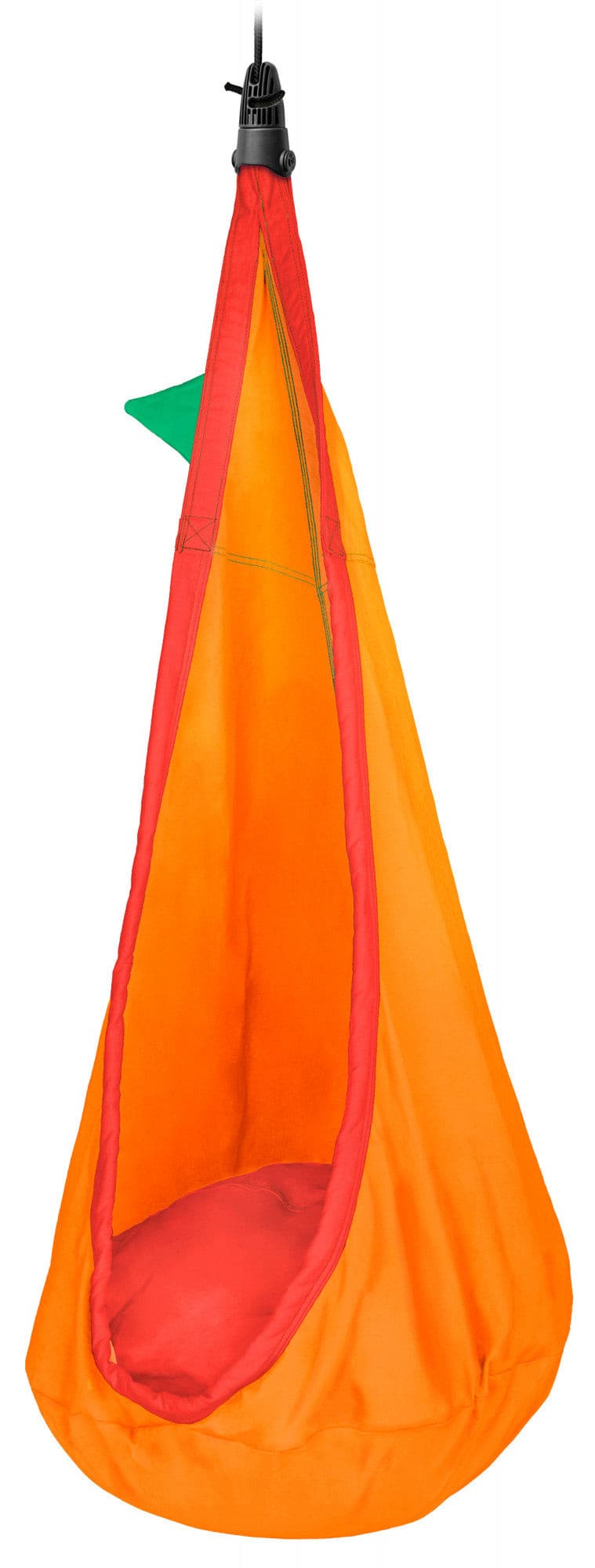 Nid-hamac Joki Foxy orange en coton bio avec fixation - La Siesta