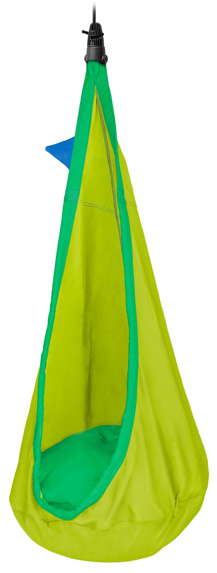Joki Froggy - Hamaca nido infantil de algodón orgánico con sujeción