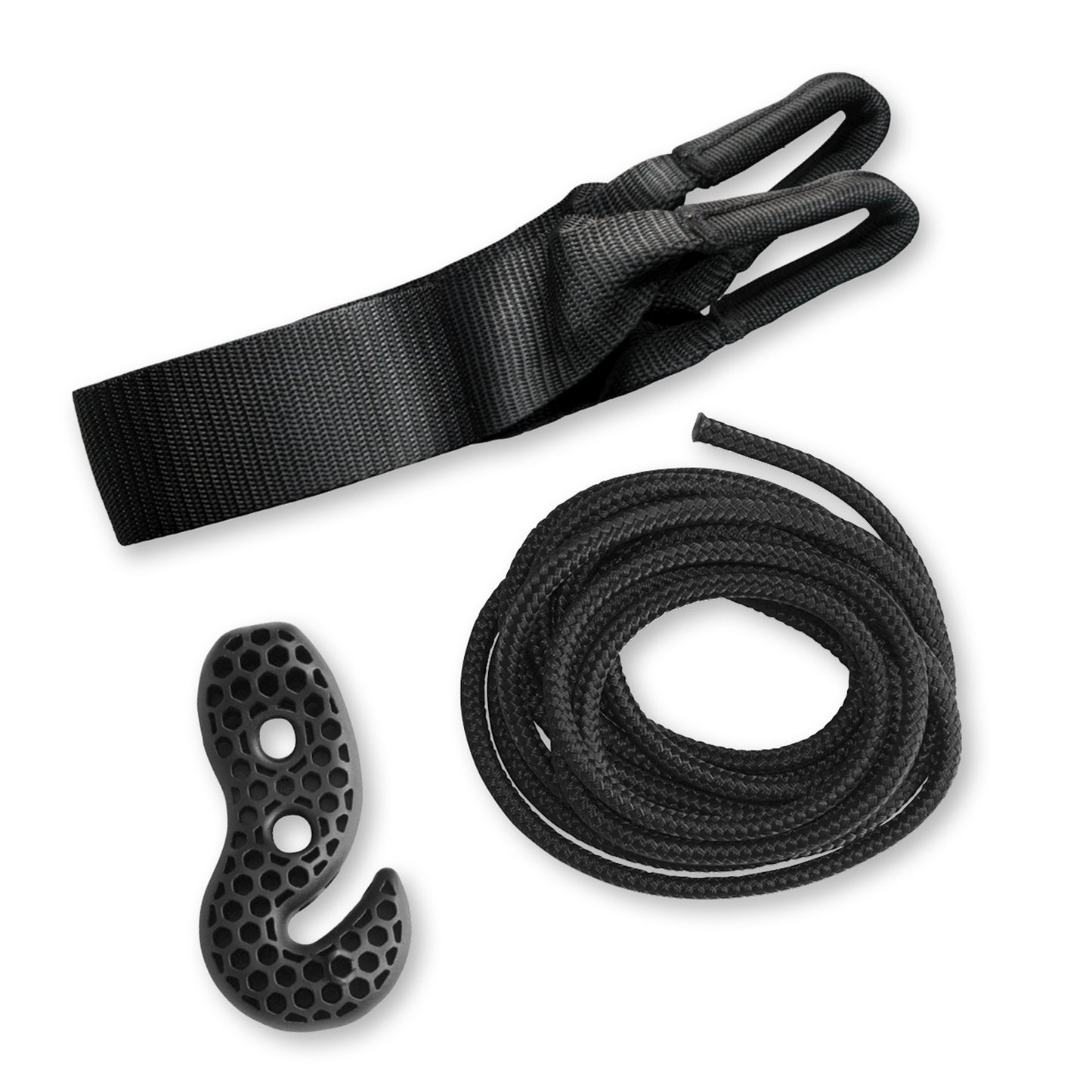 TreeMount Black - Sujeción para sillas colgantes en árboles y vigas