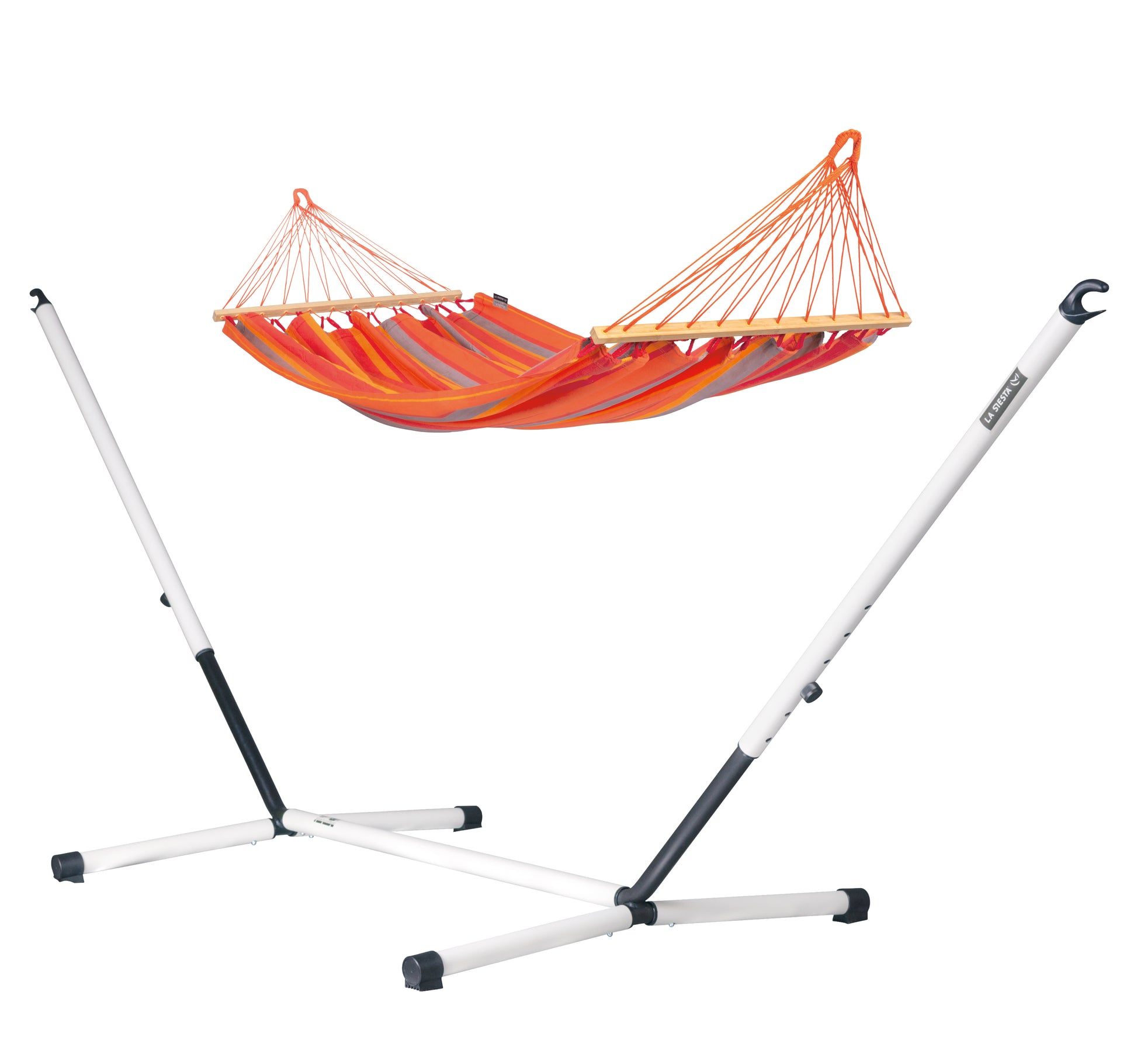 Nautico Outdoor R - Weather-Resistant Spreader Bar Hammock with Powder Coated Steel Stand