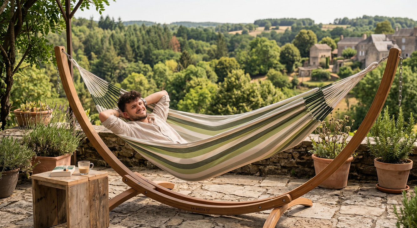 la siesta doppel-hängematte Brisa Wave - Weather-Resistant Double Hammock