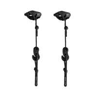 CasaMount Black - Sujeción para hamacas en pared, techo y viga