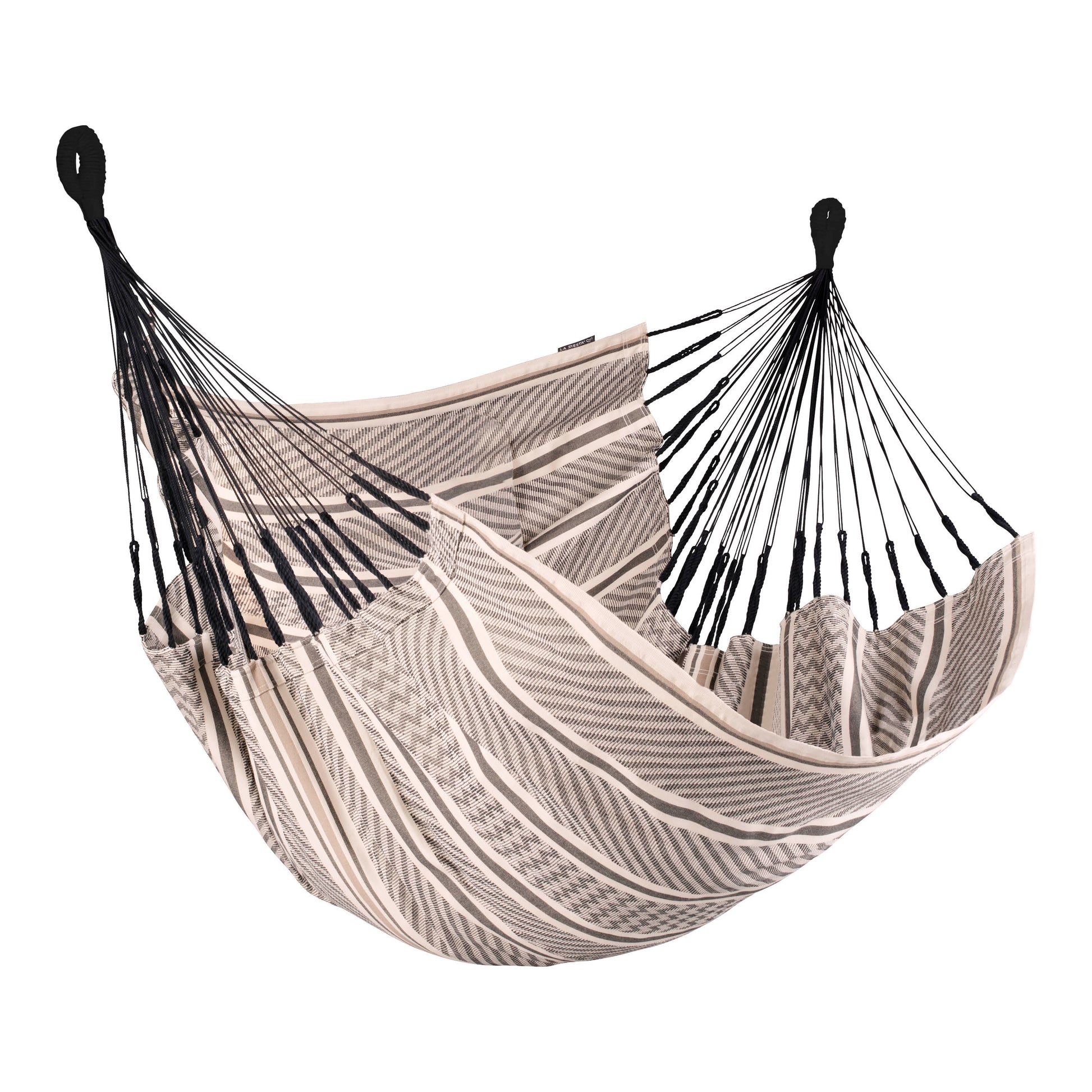 Cumbia Organic Zebra – Silla colgante tamaño king de bio-algodón
