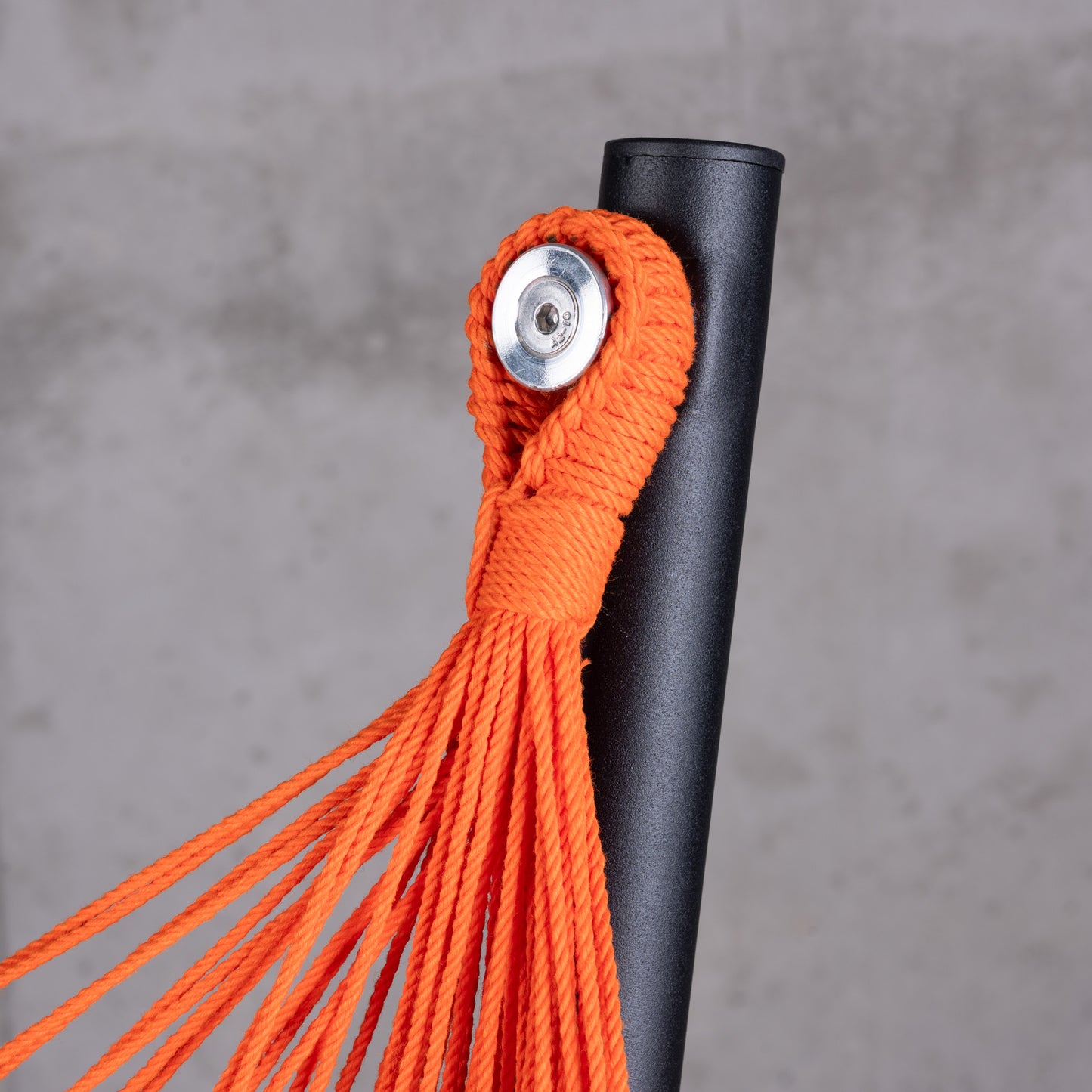 Fiji Outdoor Toucan – Silla colgante tamaño Comfort de bio-algodón con soporte de acero galvanizado