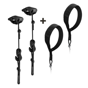 FlexMount 2point Black – Universal Suspension Set for Hammocks & Hammock Chairs (2-point)