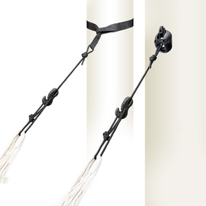 FlexMount 2point Black – Universal Suspension Set for Hammocks & Hammock Chairs (2-point)