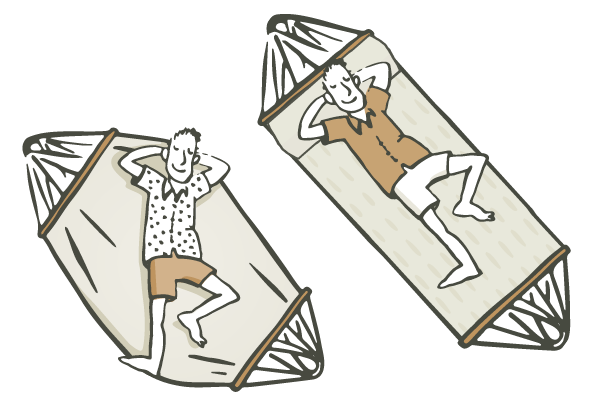 Hammocks with Spreader Bars: Spacious and Welcoming