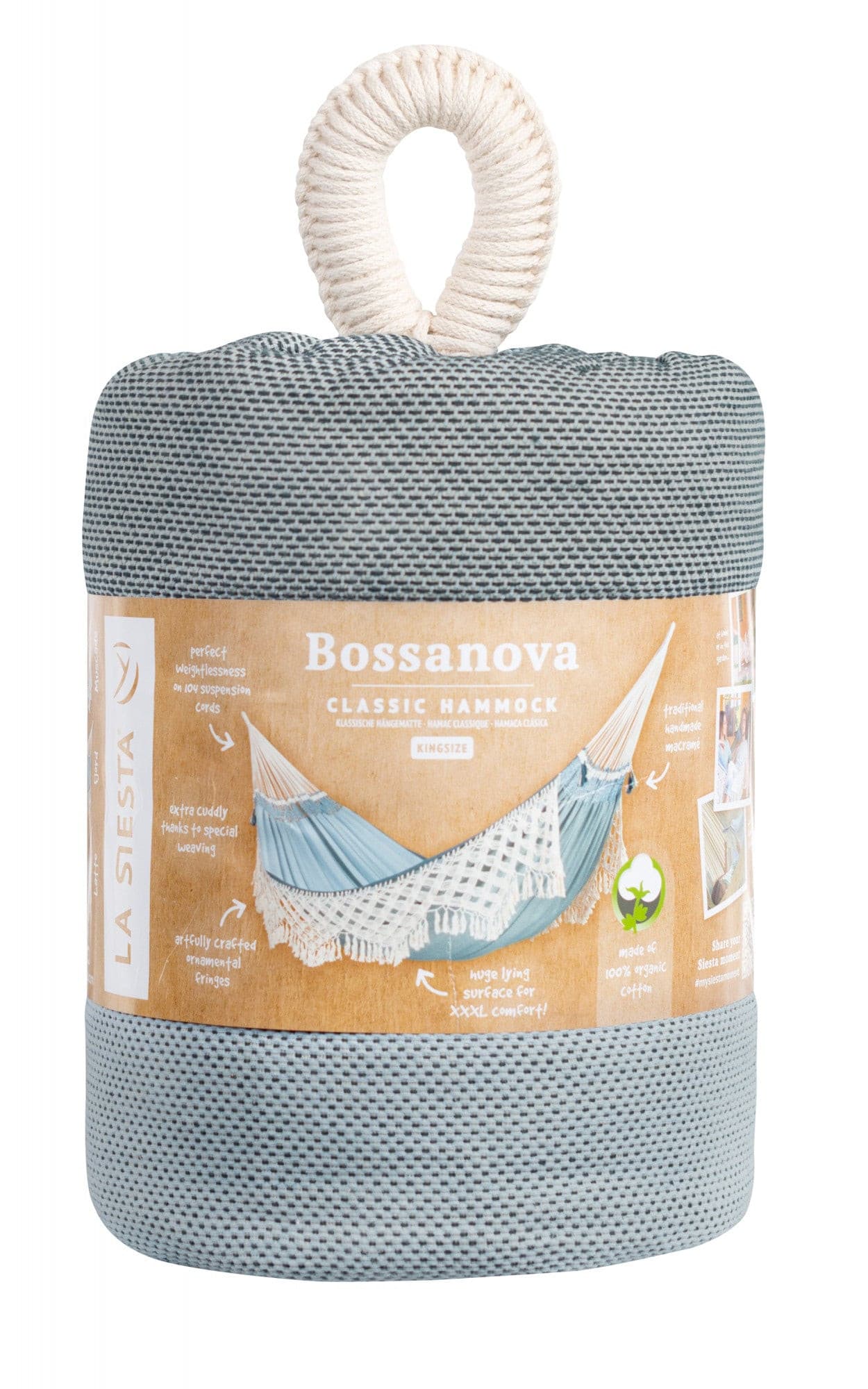 Bossanova Fjord - Organic Cotton Kingsize Classic Hammock