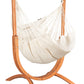 Udine Organic Latte - Organic Cotton Hammock Chair with FSC® certified Eucalyptus Stand
