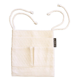 Útil Latte - Bolsa de algodón orgánico para hamacas